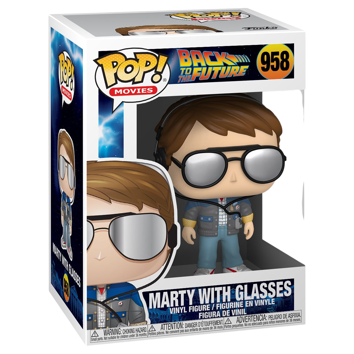 Marty with Glasses 958 - Funko Pop! Movies: Back to the Future