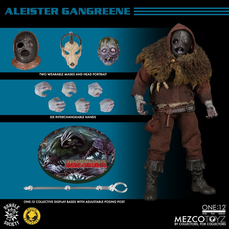 Aleister Gangreene One:12 Exclusive - Rumble of Society: The Terrible Tale of Aleister Gangreene Mezco Toyz