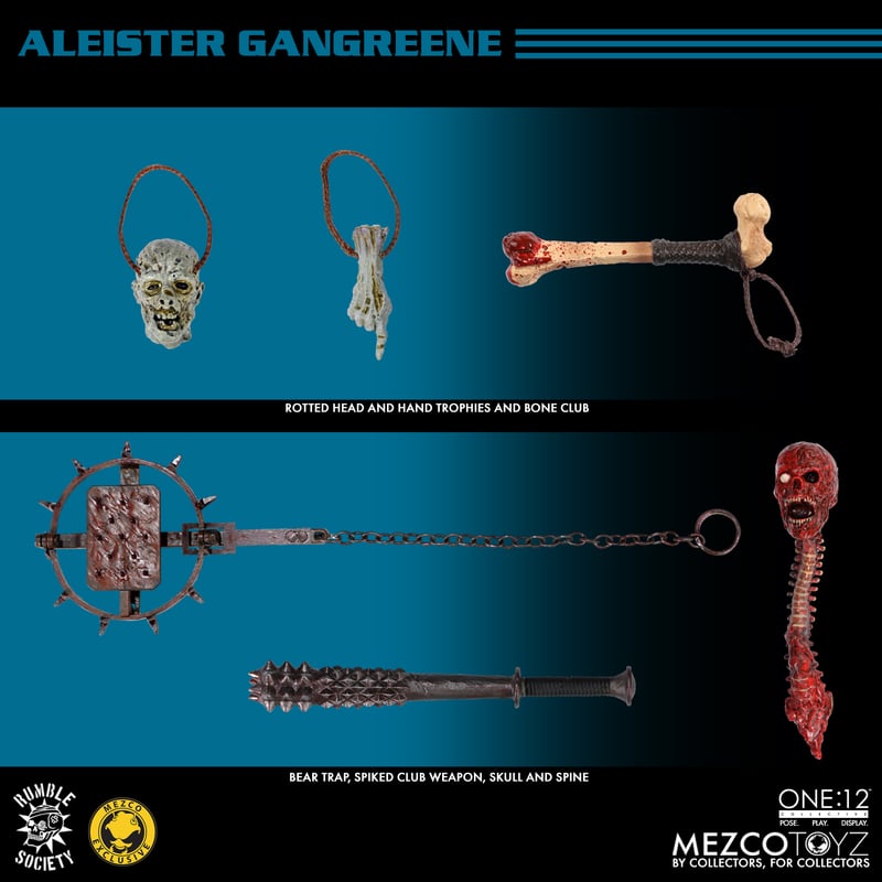 Aleister Gangreene One:12 Exclusive - Rumble of Society: The Terrible Tale of Aleister Gangreene Mezco Toyz