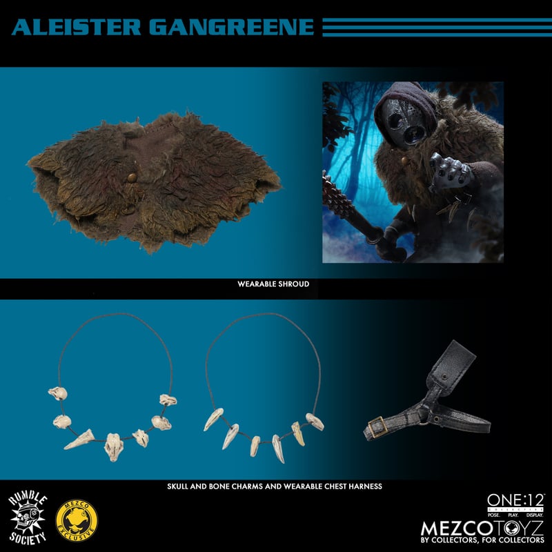 Aleister Gangreene One:12 Exclusive - Rumble of Society: The Terrible Tale of Aleister Gangreene Mezco Toyz