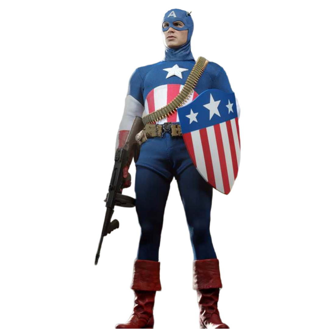 Captain America Star Sapngled Man Version 1/6 - Captain America: The First Avenger Hot Toys