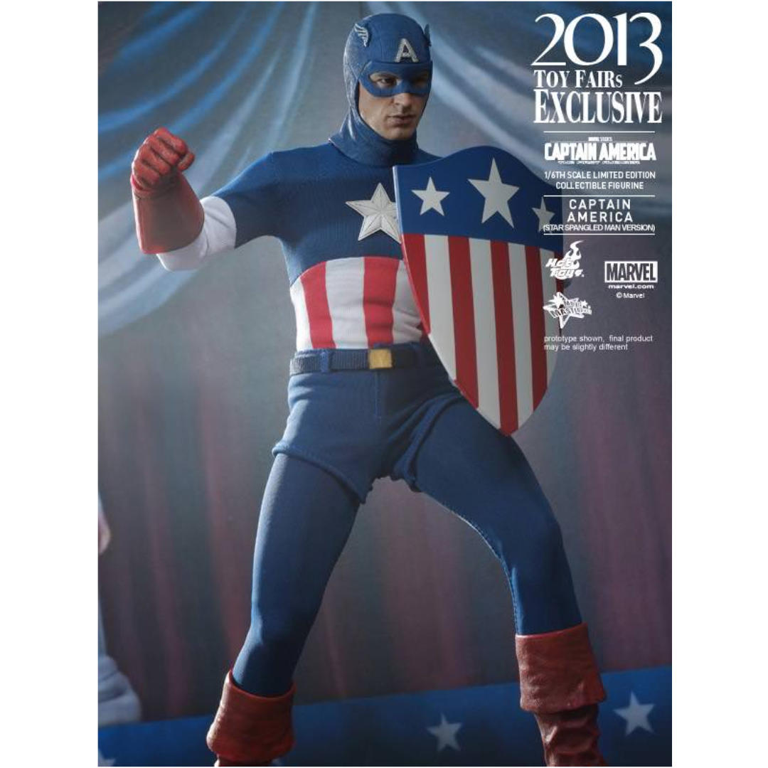 Captain America Star Sapngled Man Version 1/6 - Captain America: The First Avenger Hot Toys