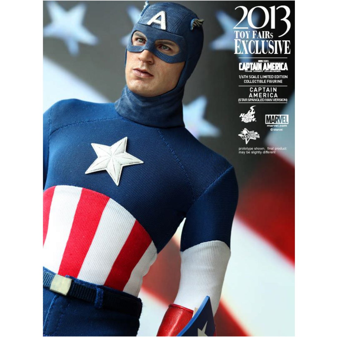 Captain America Star Sapngled Man Version 1/6 - Captain America: The First Avenger Hot Toys