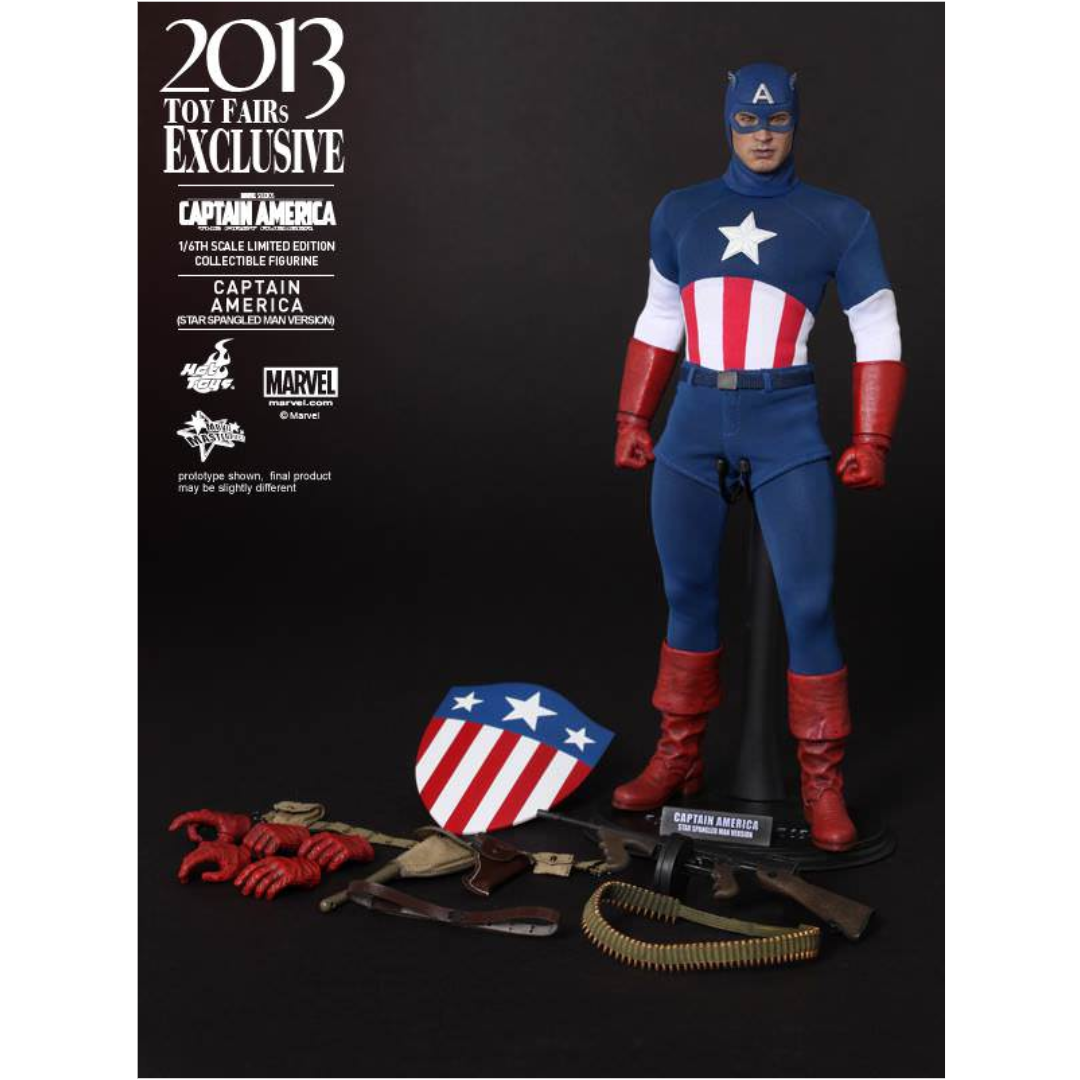 Captain America Star Sapngled Man Version 1/6 - Captain America: The First Avenger Hot Toys