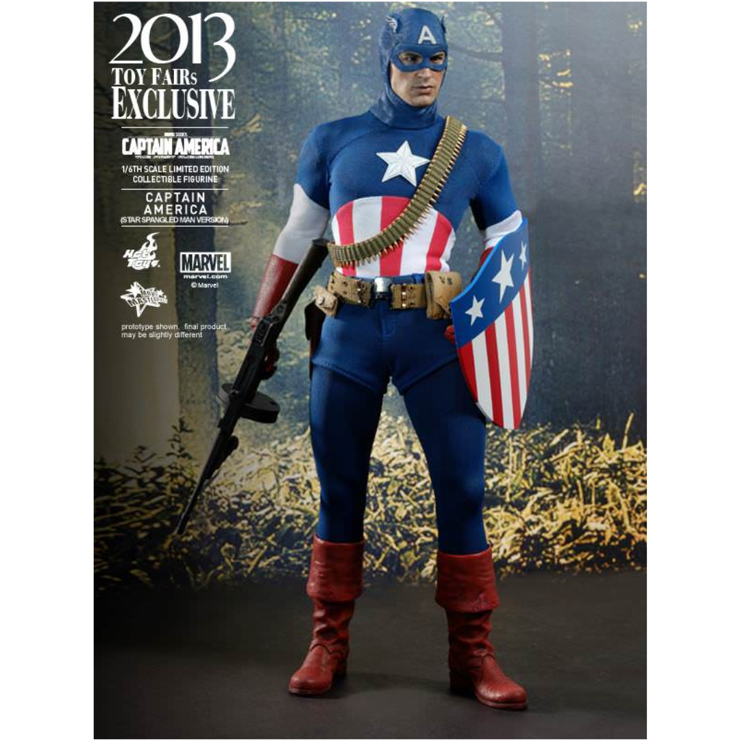 Captain America Star Sapngled Man Version 1/6 - Captain America: The First Avenger Hot Toys
