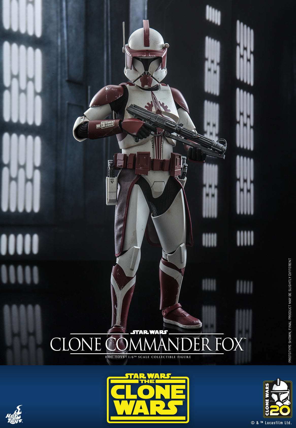 Clone Commander Fox 1/6 - Star Wars: The Clone Wars Hot Toys
