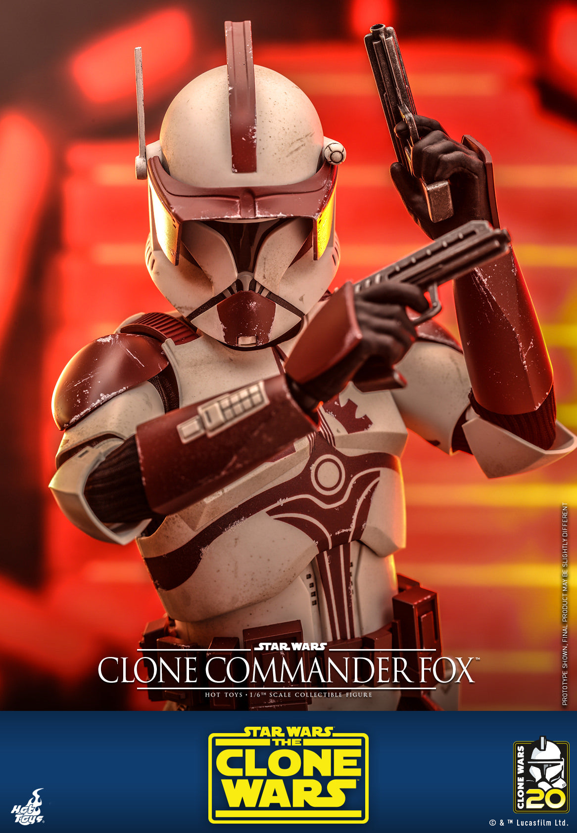 Clone Commander Fox 1/6 - Star Wars: The Clone Wars Hot Toys