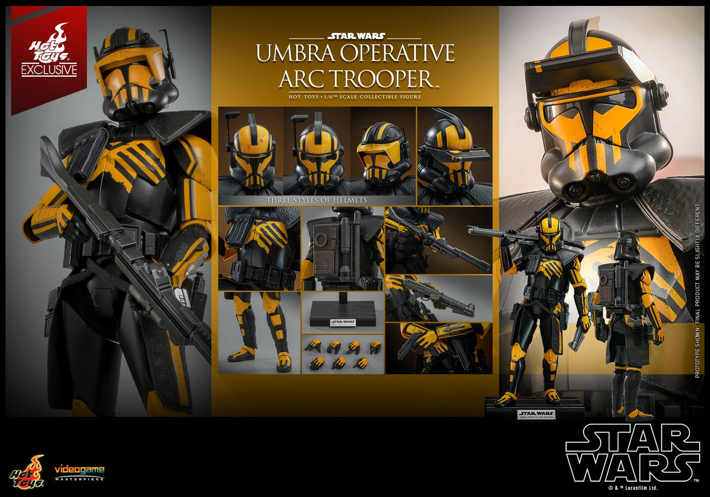 Umbra Operative Arc Trooper Exclusive 1/6 - Star Wars: Battlefront II Hot Toys