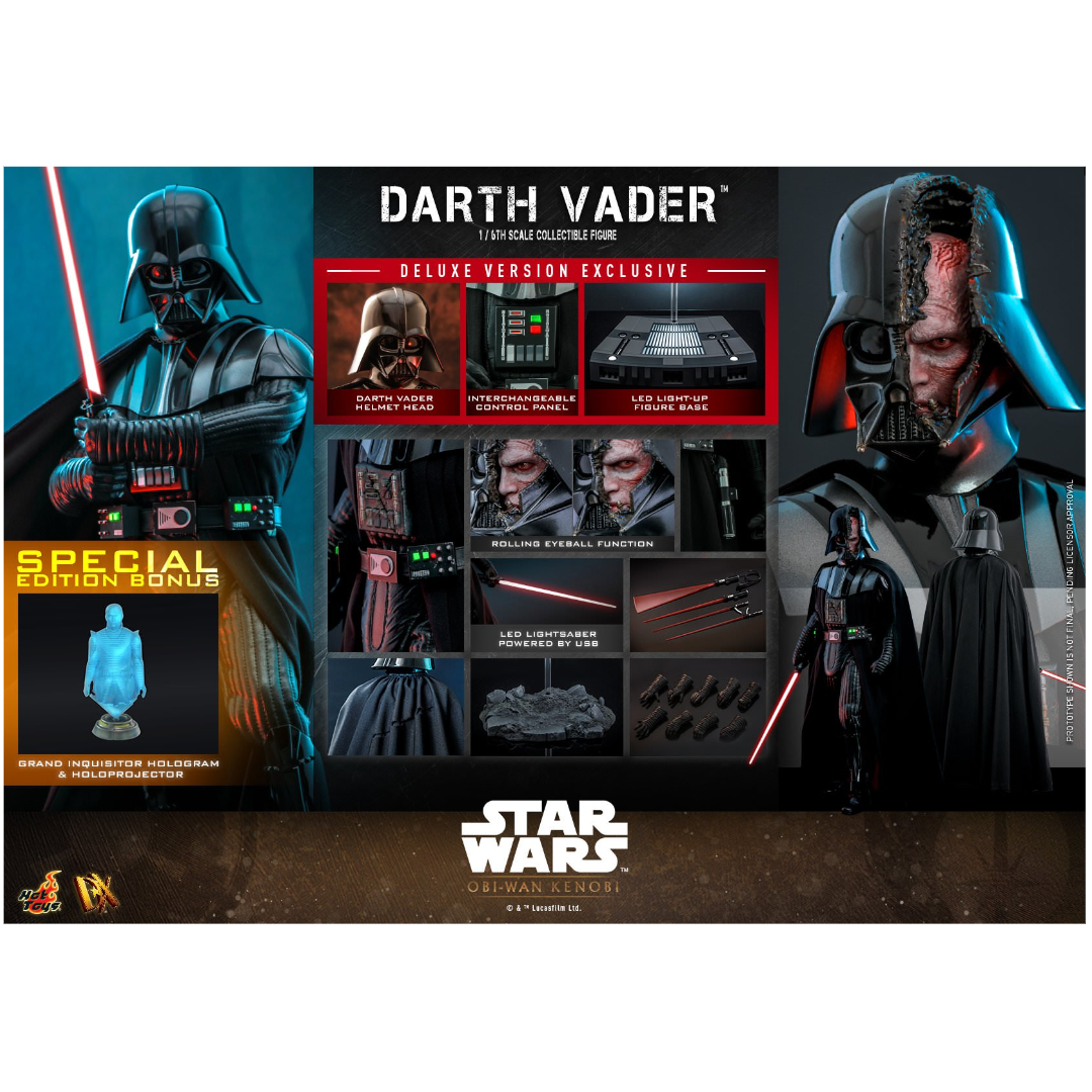 Darth Vader Deluxe Exclusive (DX Series) 1/6 - Star Wars: Obi-Wan Kenobi Hot Toys