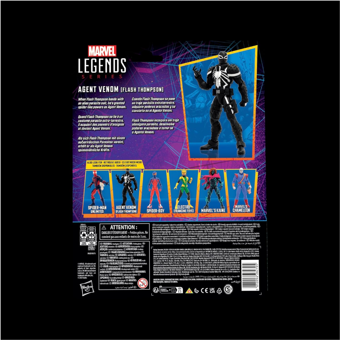 Agent-Venom (Flash Thomson) - Spider-Man Hasbro Legends Retro
