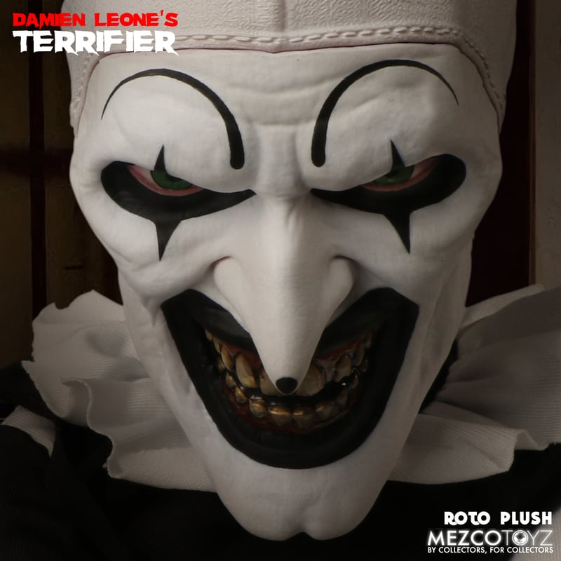 Art The Clown Roto Plush Doll - Damien Leone's: Terrifier Mezco Toyz