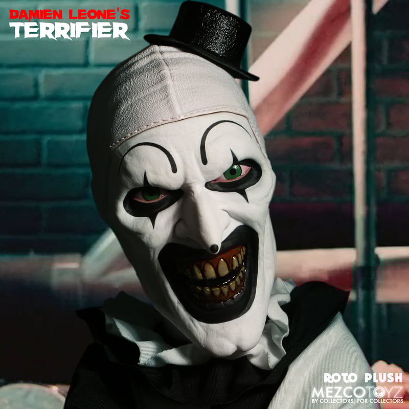 Art The Clown Roto Plush Doll - Damien Leone's: Terrifier Mezco Toyz