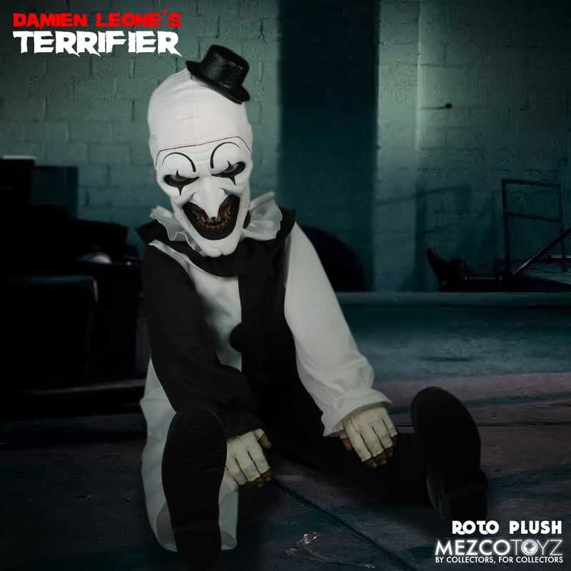 Art The Clown Roto Plush Doll - Damien Leone's: Terrifier Mezco Toyz
