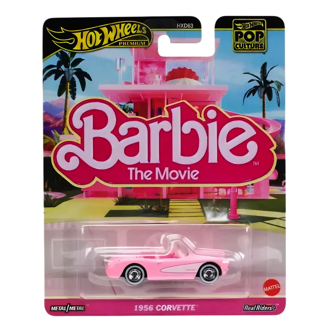 1956 Corvette (2025) - Barbie The Movie Hot Wheels Premium Pop Culture