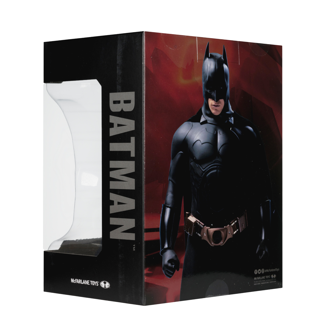 Batman Begins Cowl Replica 1:3 - Dc Direct: The Dark Knight Trilogy McFarlane