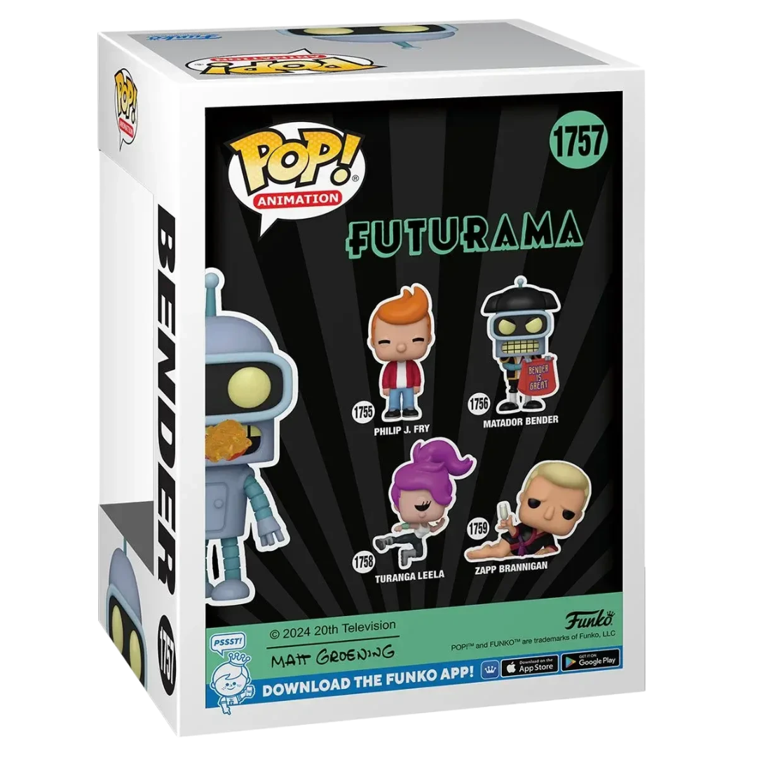 Bender 1757 (Speciality Series) - Futurama Funko Pop! Animations