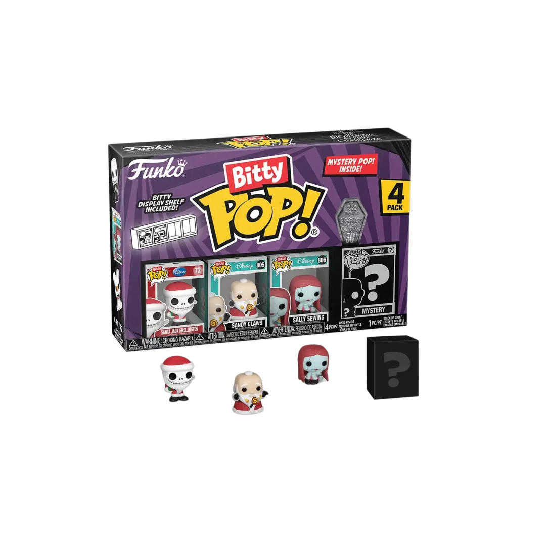 Santa Jack 72 - The Nightmare Before Christmas Funko Bitty Pop! 4-Pack