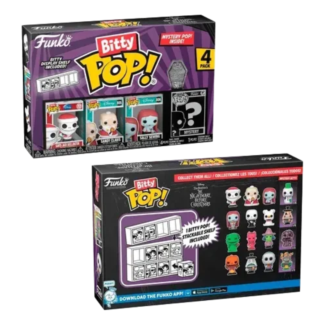 Santa Jack 72 - The Nightmare Before Christmas Funko Bitty Pop! 4-Pack