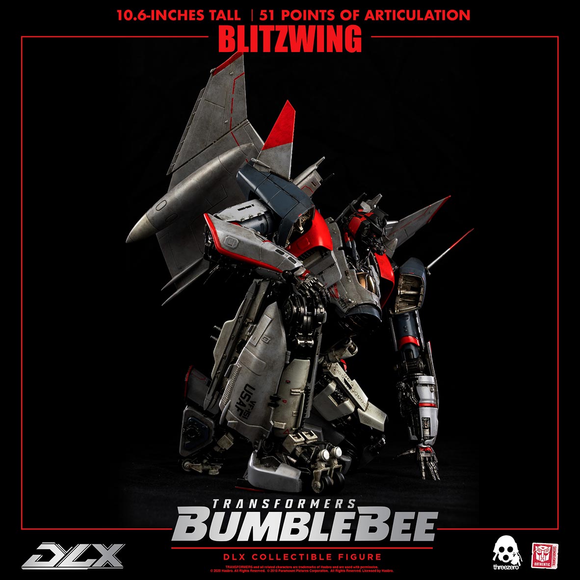 Blitzwing DLX - Transformers: Bumblebee Threezero