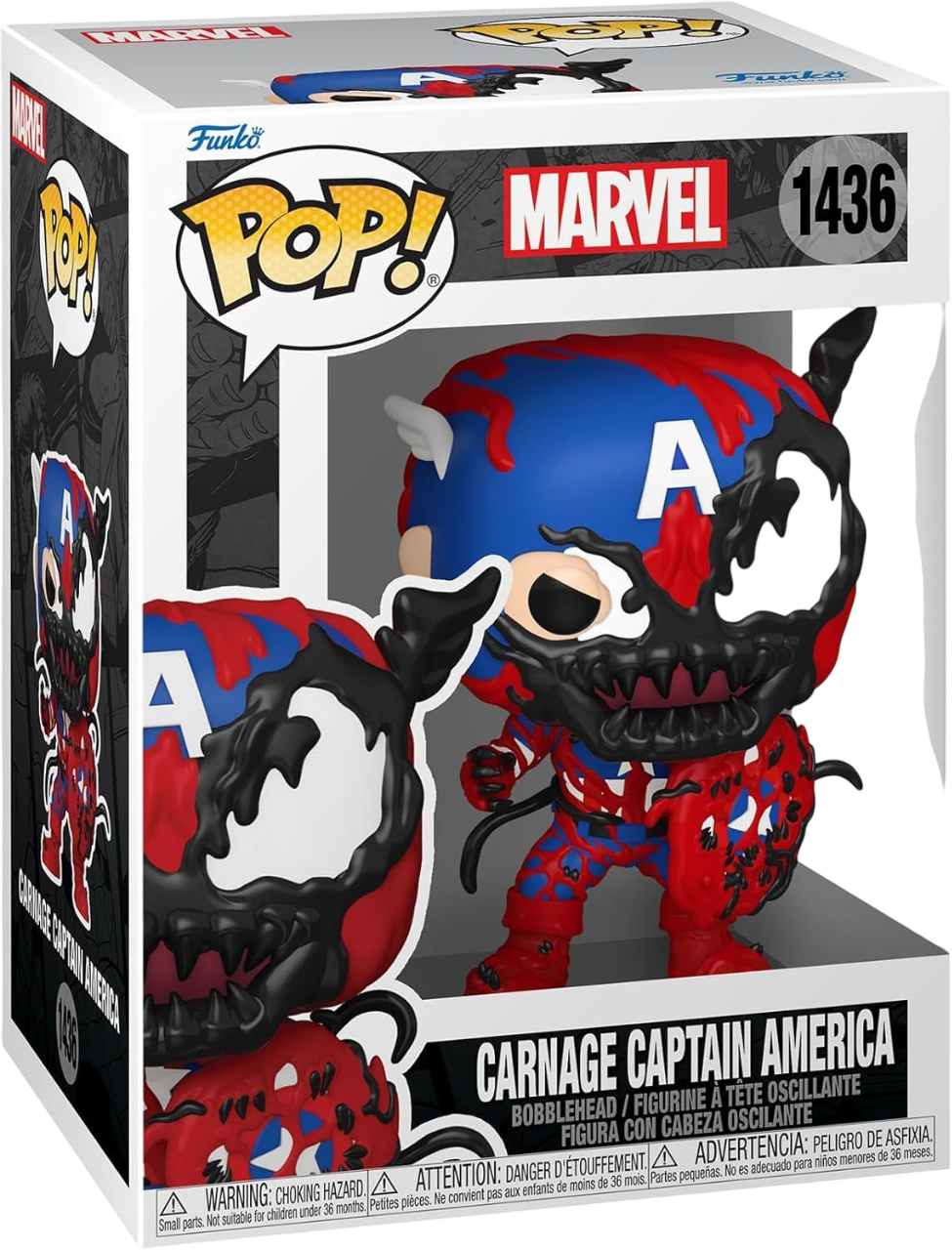 Carnageized Captain America 1436 - Funko Pop!: Marvel