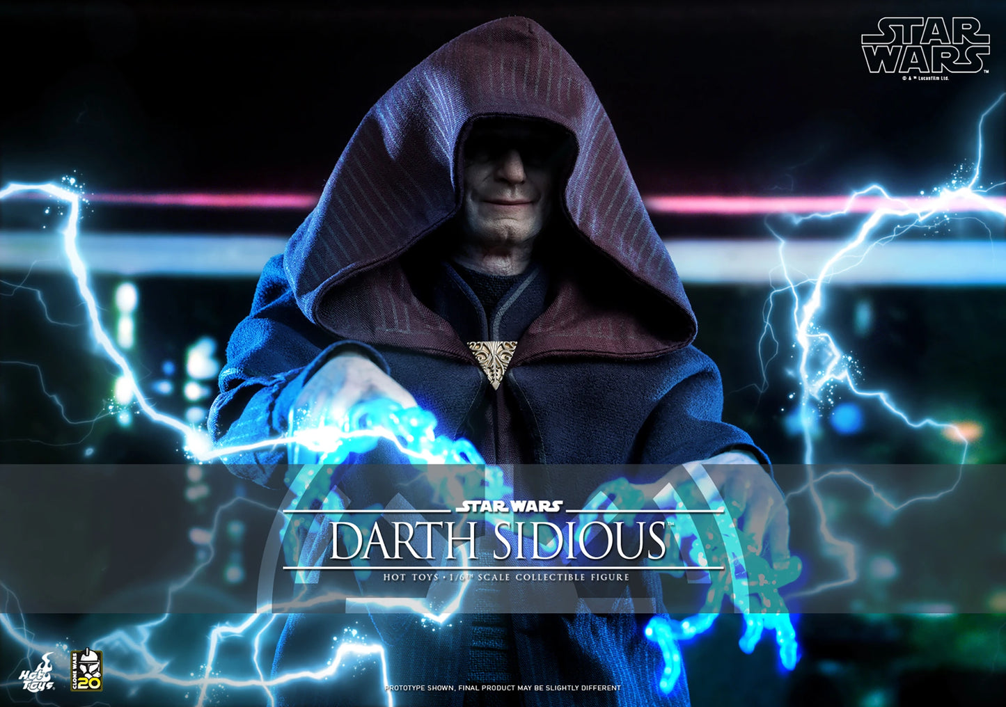 Darth Sidious 1/6 - Star Wars: The Clone Wars Hot Toys
