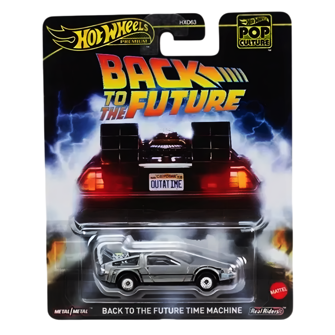DeLorean Time Machine (2025) - Back To The Future Hot Wheels Premium Pop Culture
