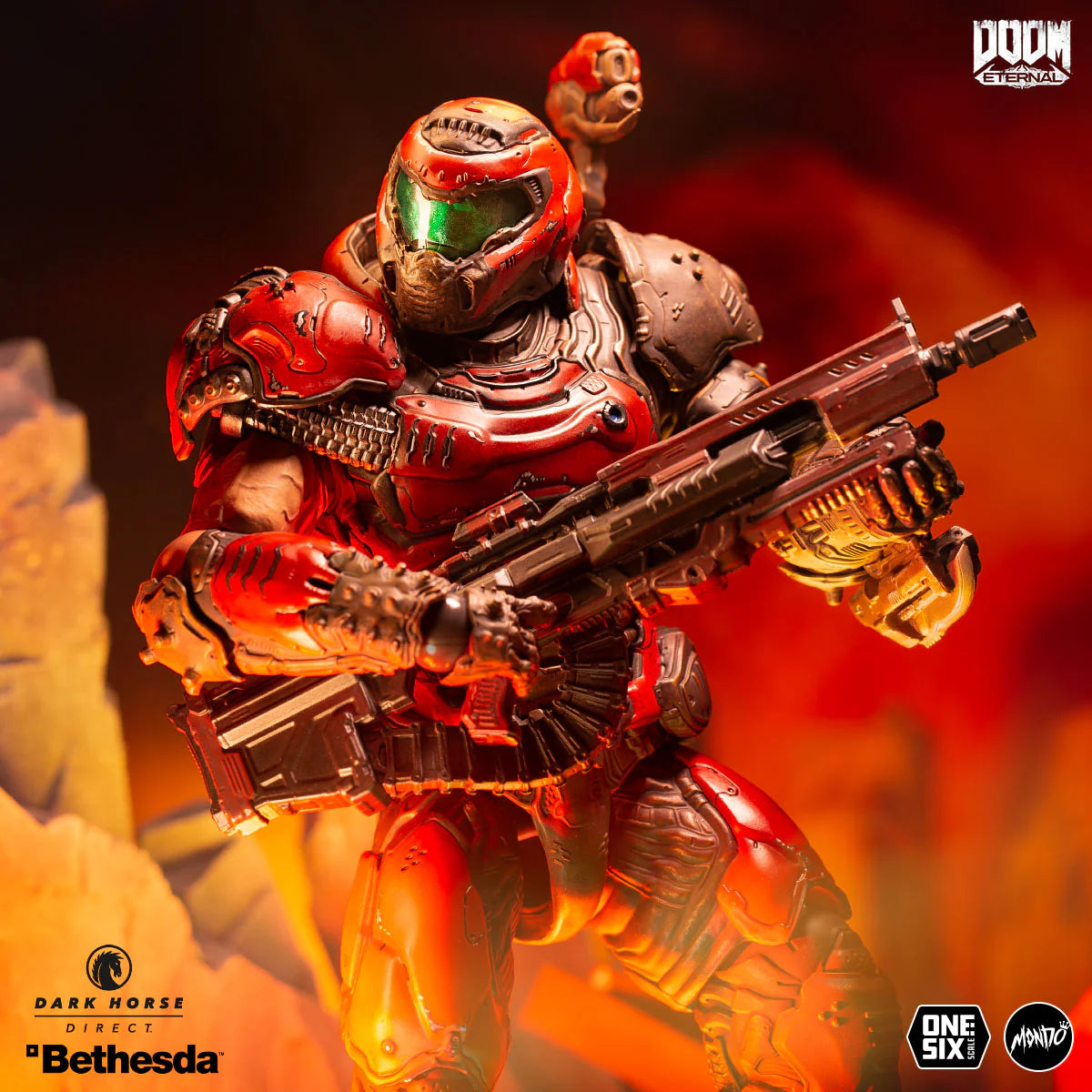 Doom Slayer (Crimson Variant) 1/6 - Doom Eternal Mondo Edition