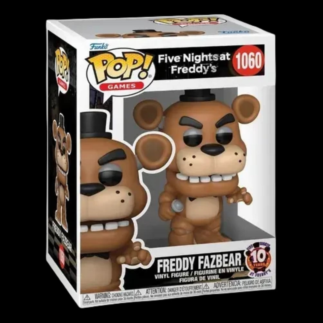 Freddy Fazbear 1060 - Five Night's At Freddy's 10Th Anniversary Funko Pop! Games