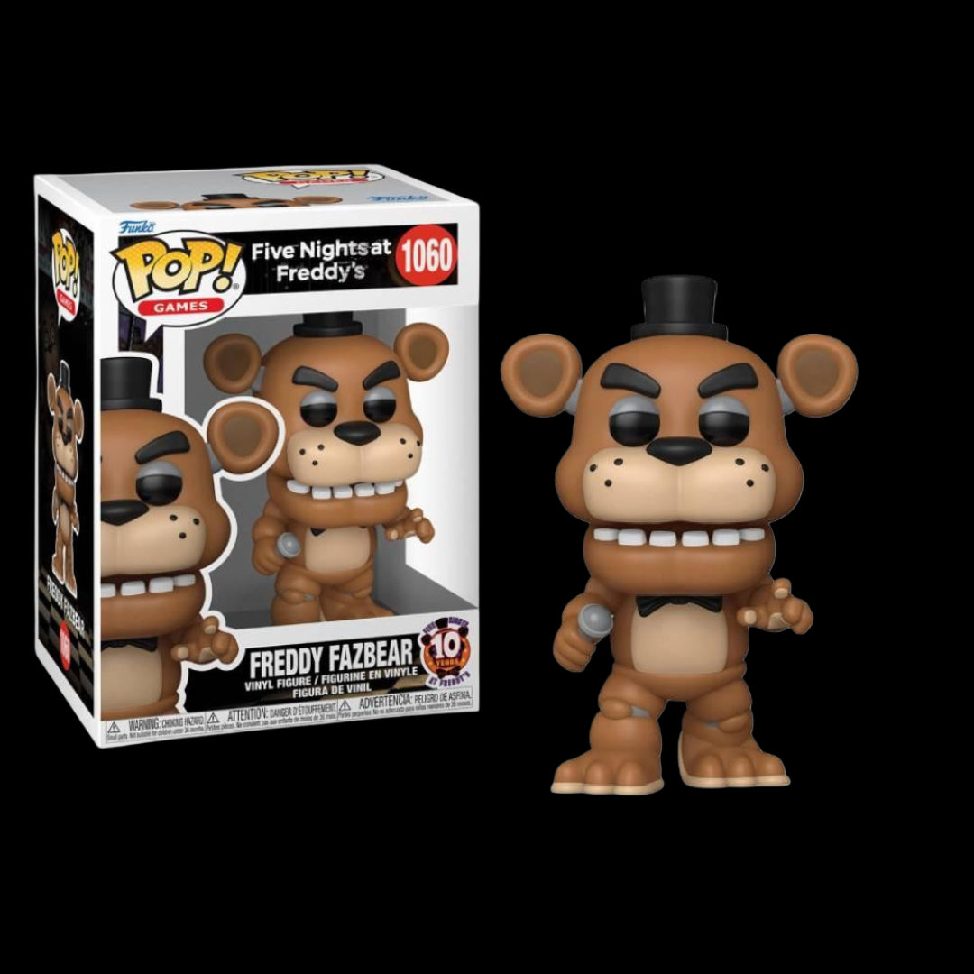 Freddy Fazbear 1060 - Five Night's At Freddy's 10Th Anniversary Funko Pop! Games