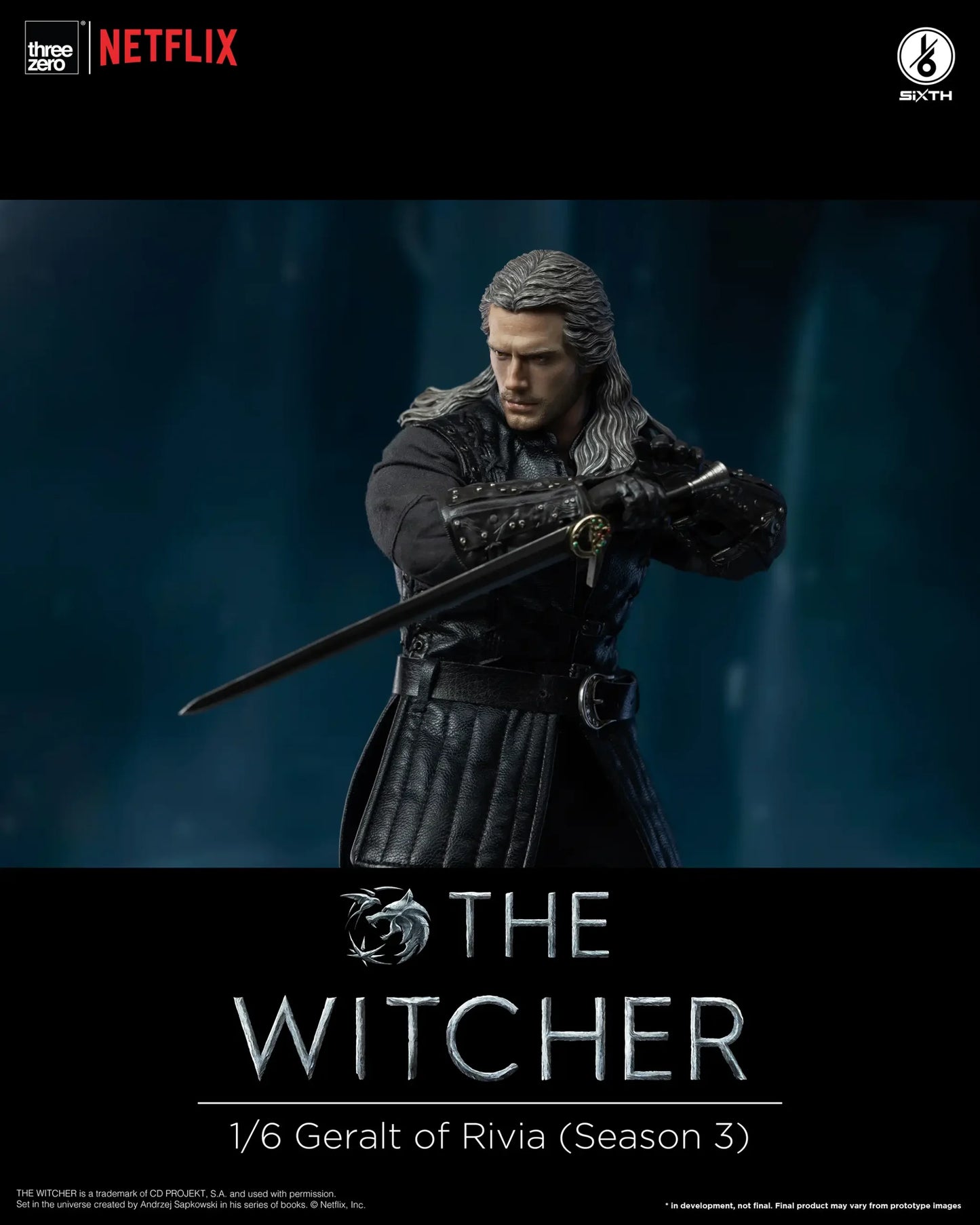 Geralt of Rivia (Temporada 3) - The Witcher Threezero