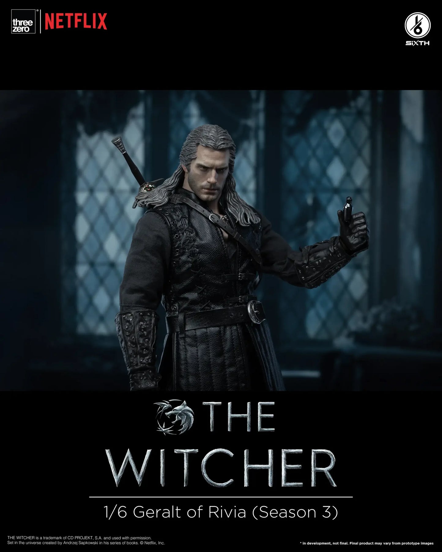Geralt of Rivia (Temporada 3) - The Witcher Threezero