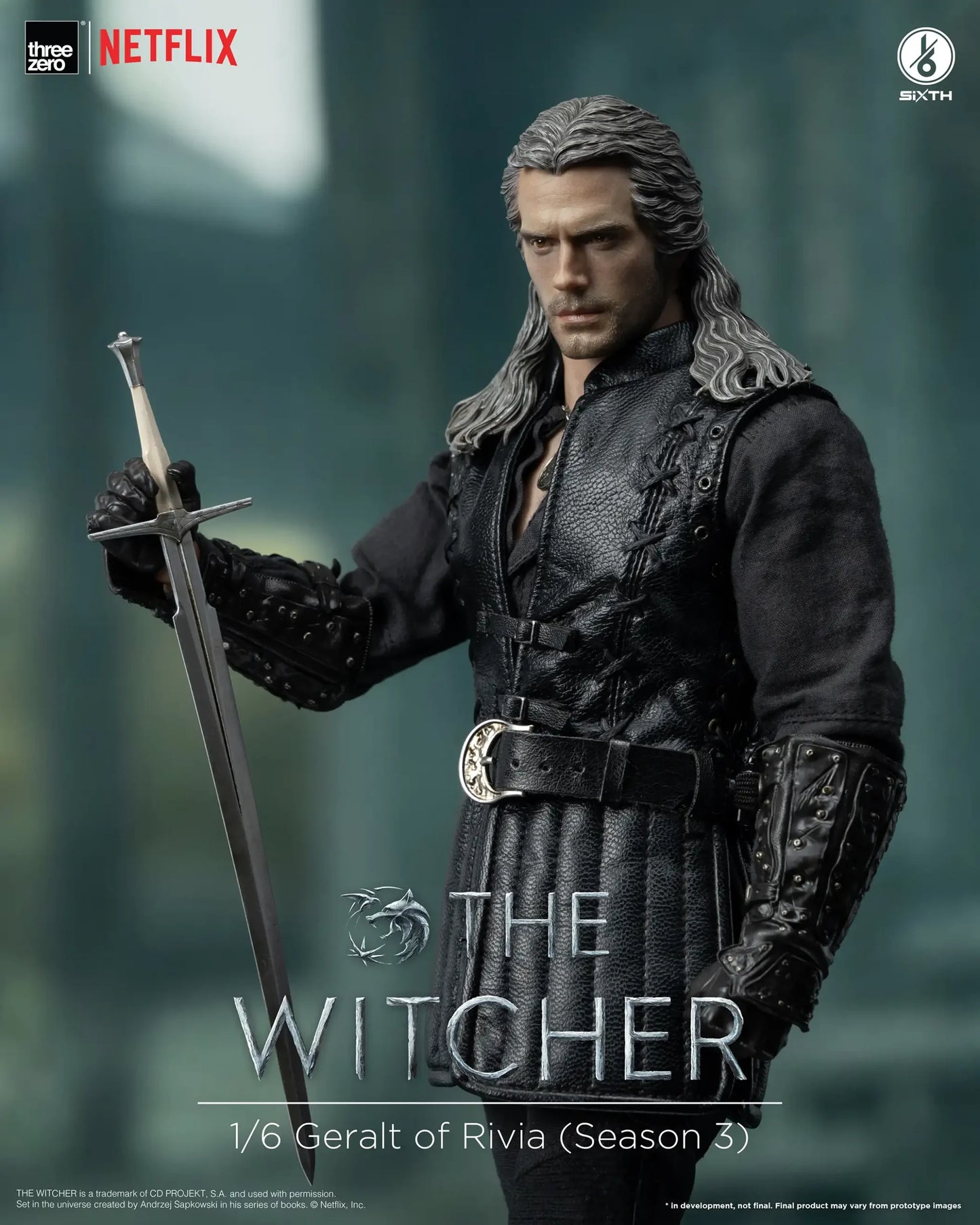 Geralt of Rivia (Temporada 3) - The Witcher Threezero