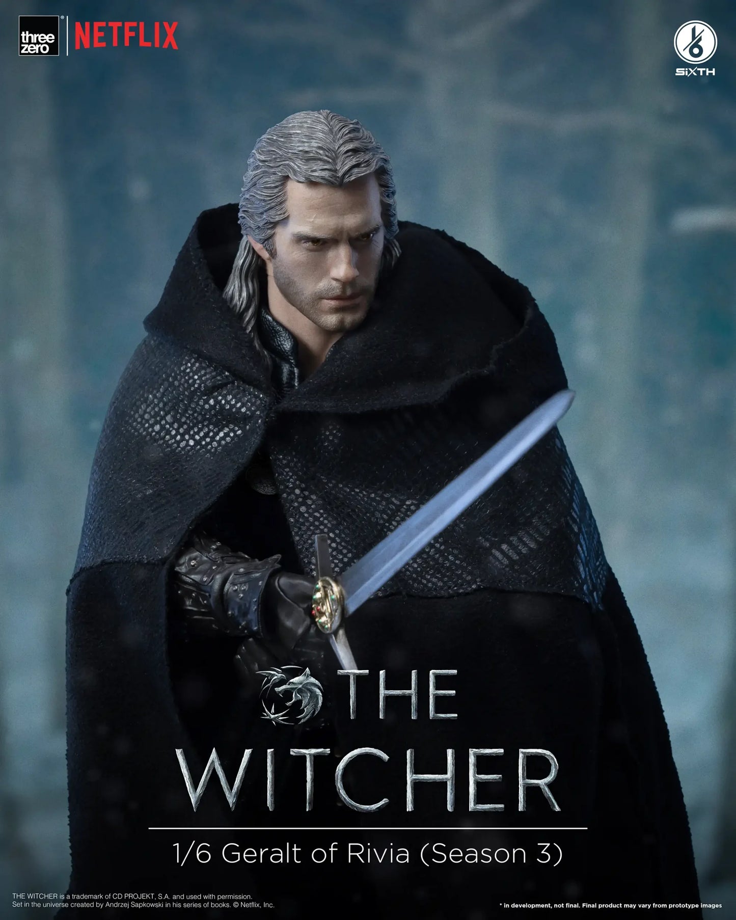 Geralt of Rivia (Temporada 3) - The Witcher Threezero