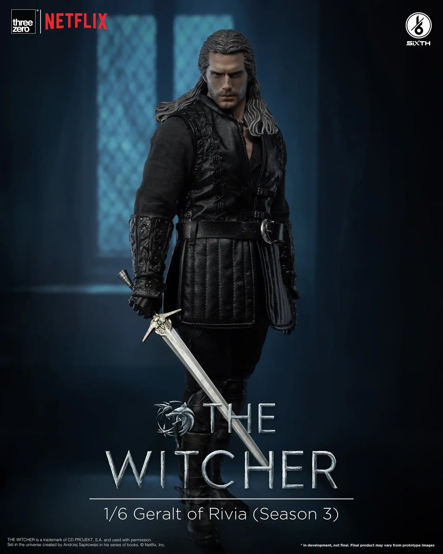 Geralt of Rivia (Temporada 3) - The Witcher Threezero