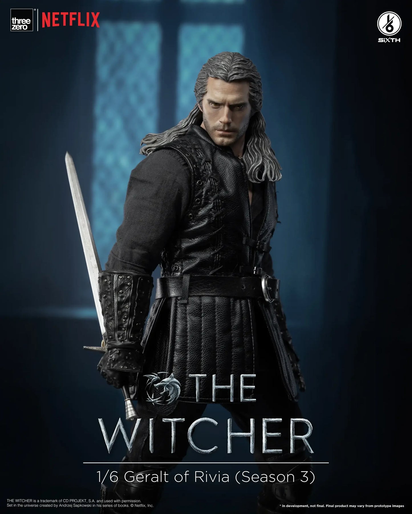 Geralt of Rivia (Temporada 3) - The Witcher Threezero