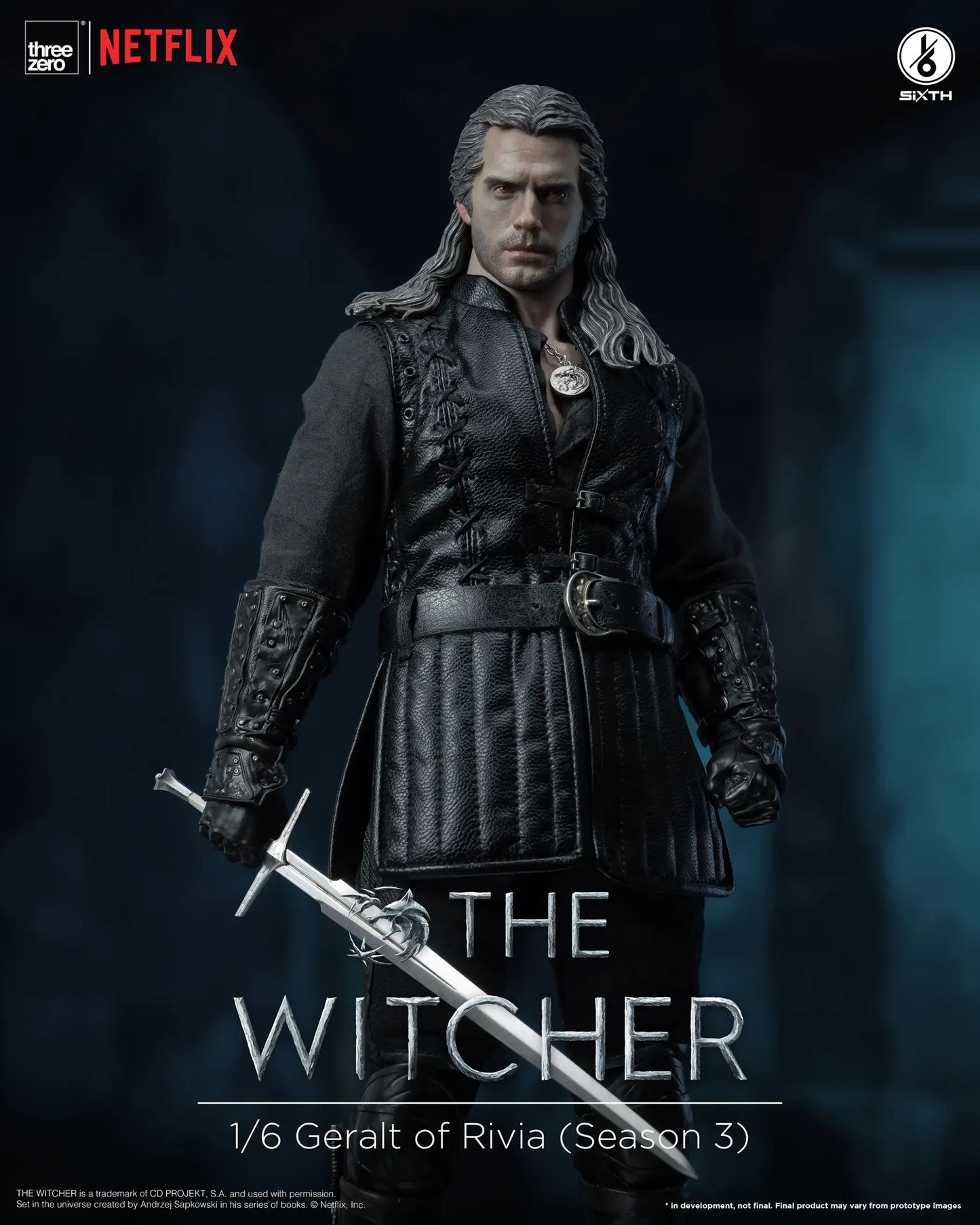 Geralt of Rivia (Temporada 3) - The Witcher Threezero