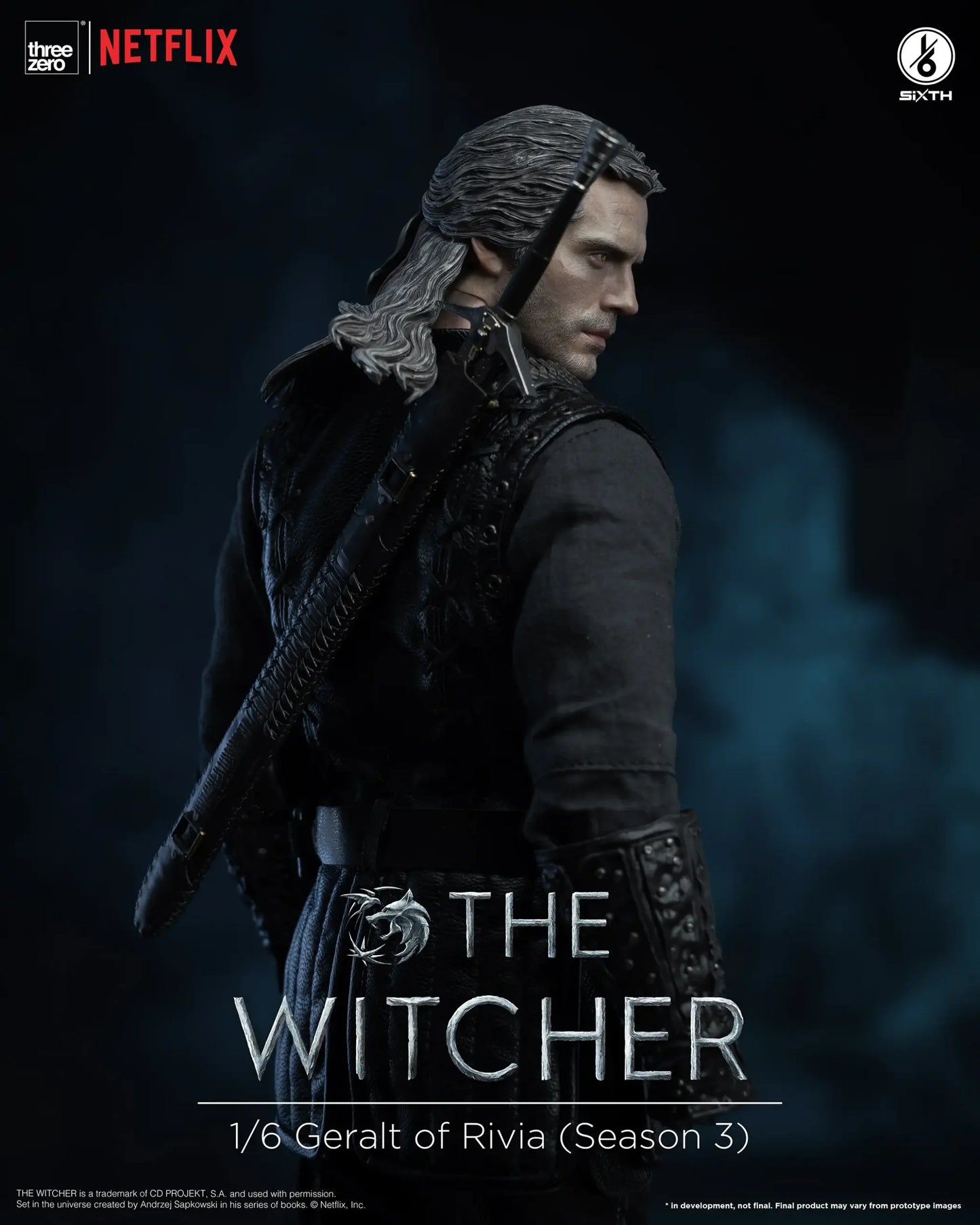 Geralt of Rivia (Temporada 3) - The Witcher Threezero