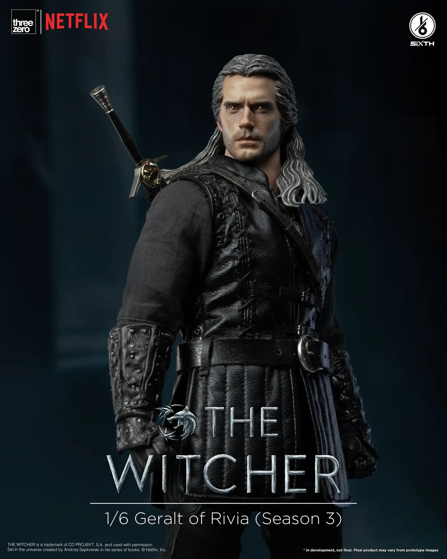 Geralt of Rivia (Temporada 3) - The Witcher Threezero