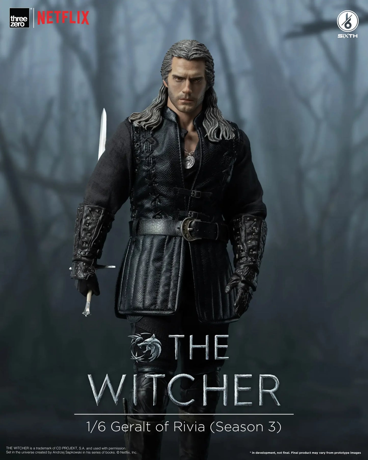 Geralt of Rivia (Temporada 3) - The Witcher Threezero