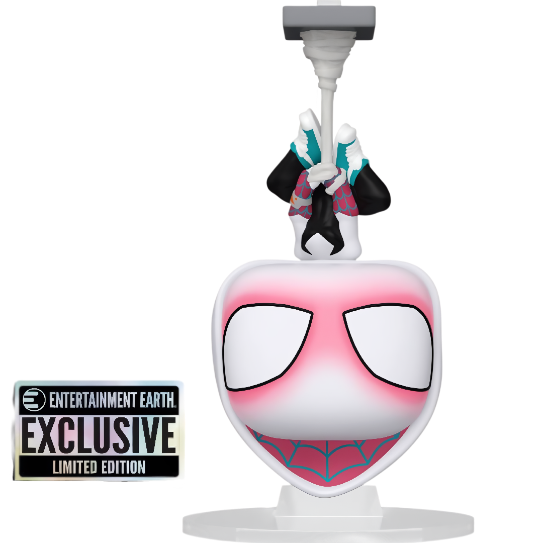 Spider-Gwen Upside Down 1479 (EE Exclusive) - Spider-Man Across The Spider-Verse Funko Pop! Movies