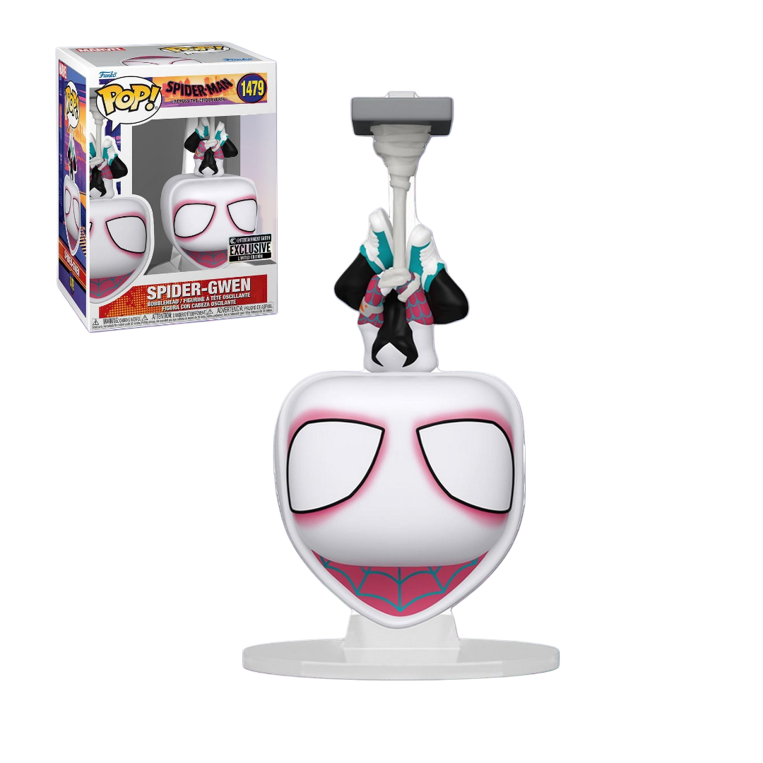 Spider-Gwen Upside Down 1479 (EE Exclusive) - Spider-Man Across The Spider-Verse Funko Pop! Movies
