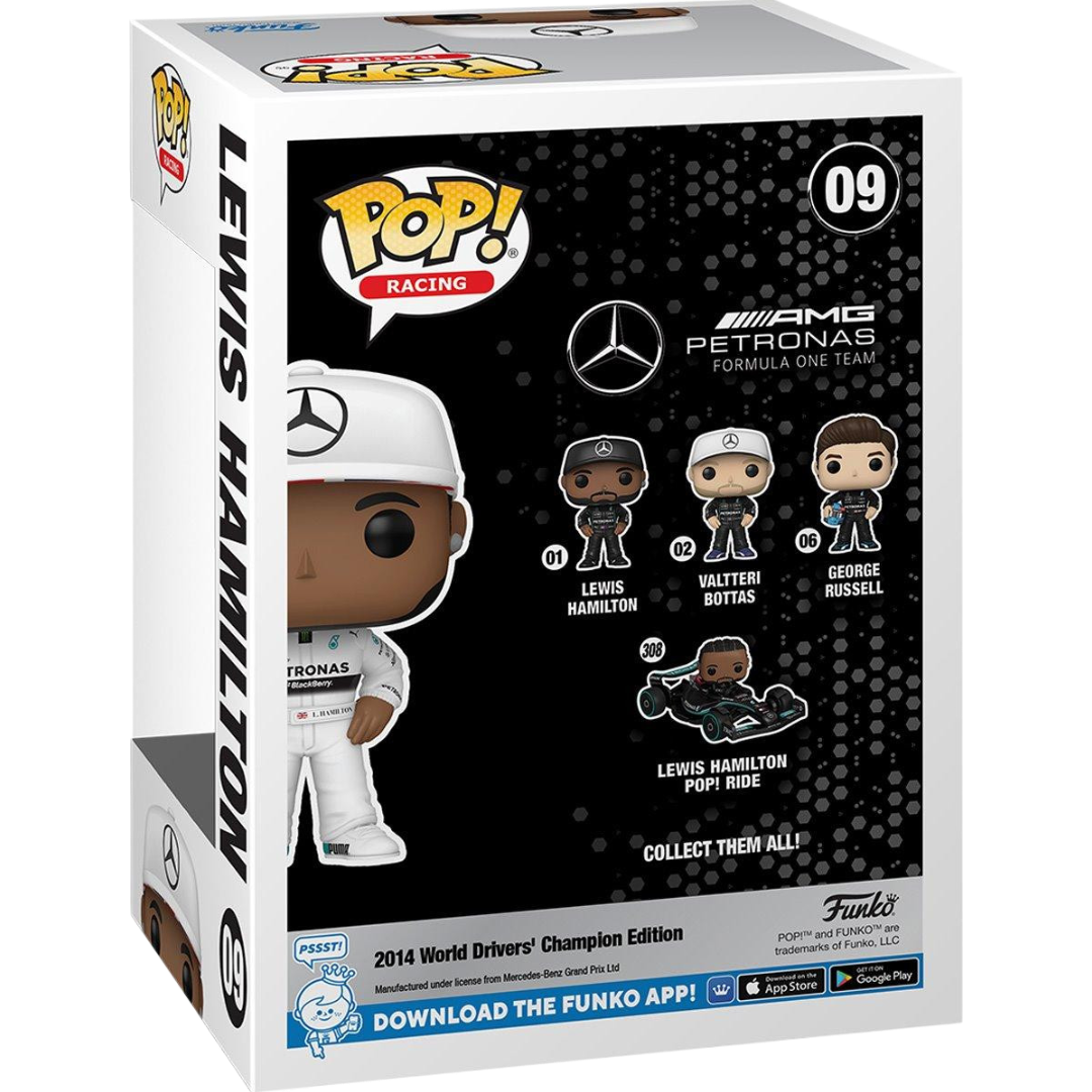 Lewis Hamilton con Casco 09 - Formula 1 Funko Pop! Racing