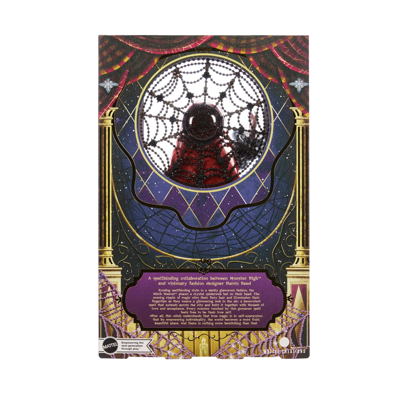 Witch Weaver Harris Reed Doll - Monster High Mattel Creations