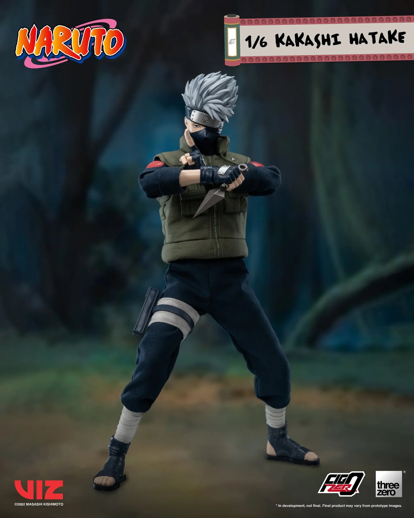 Kakashi Hatake (FigZero) 1/6 - Naruto ThreeZero