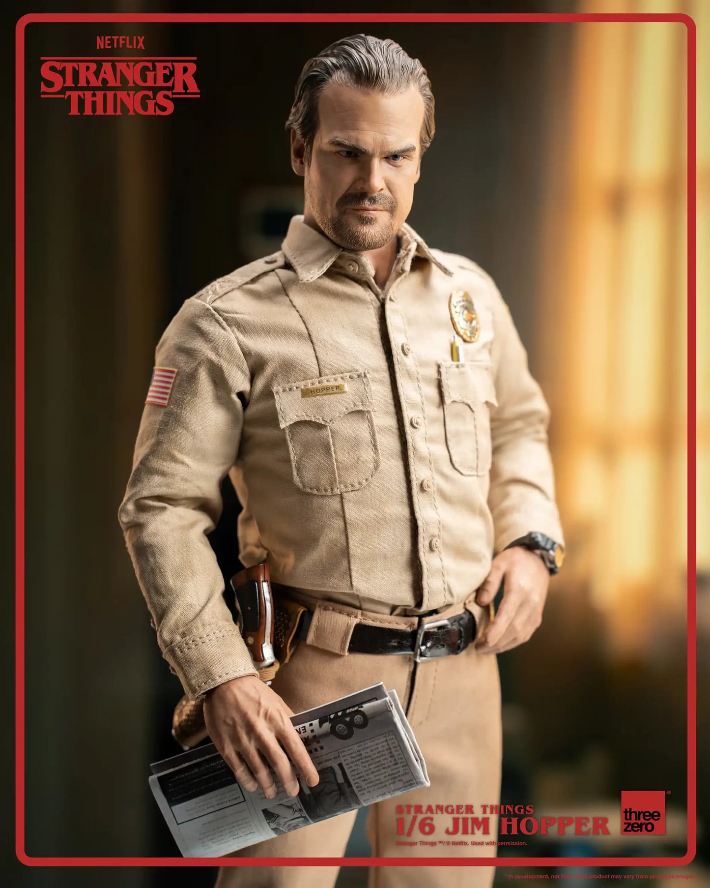 Jim Hopper 1/6 - Stranger Things S1 Threezero