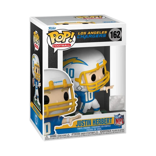 Justin Herbert 162 (Home Uniform) - Funko Pop! NFL: Los Angeles Chargers