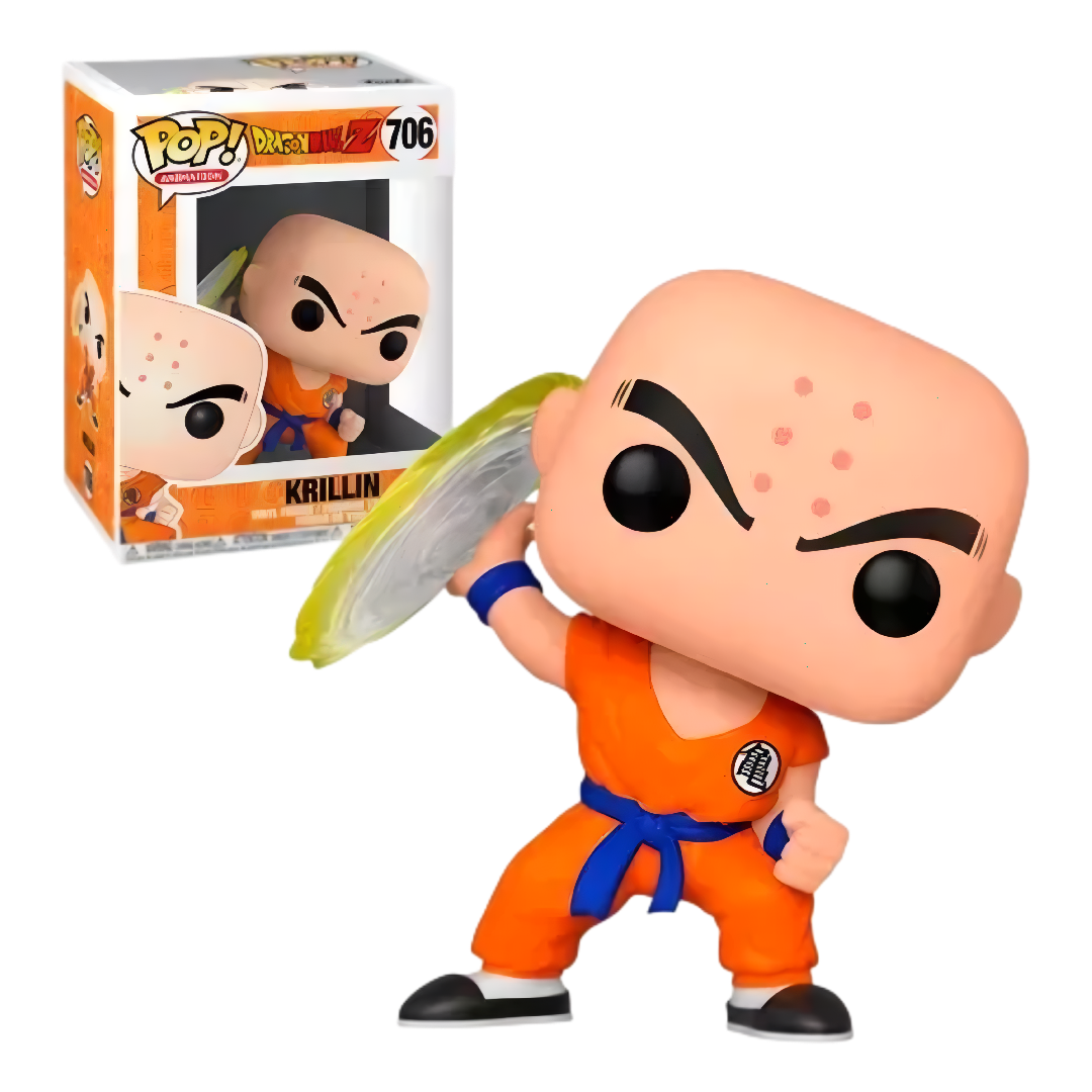 Krilin with Destructo Disc 706 - Dragon Ball Z Funko Pop! Animation