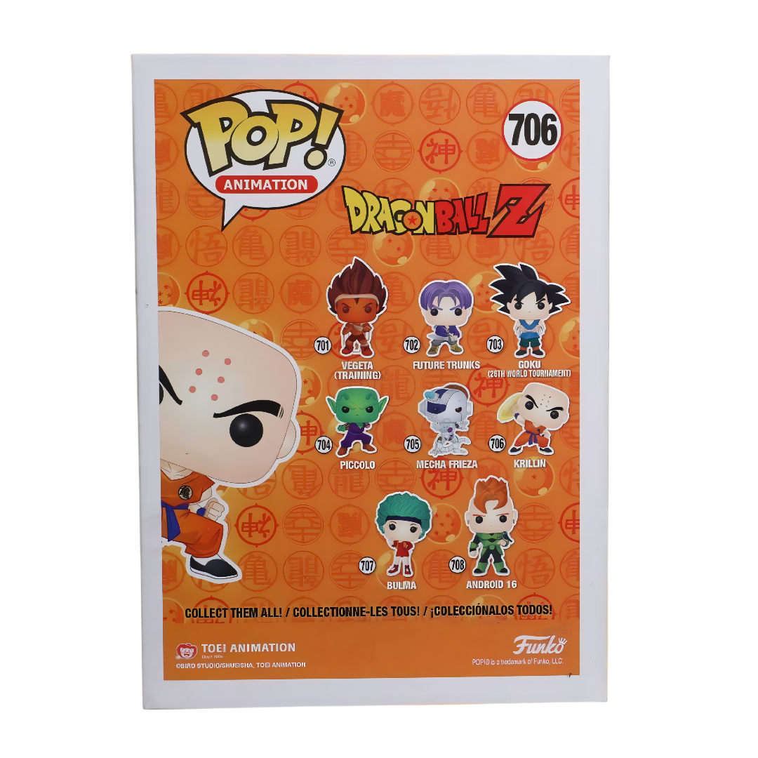 Krilin with Destructo Disc 706 - Dragon Ball Z Funko Pop! Animation