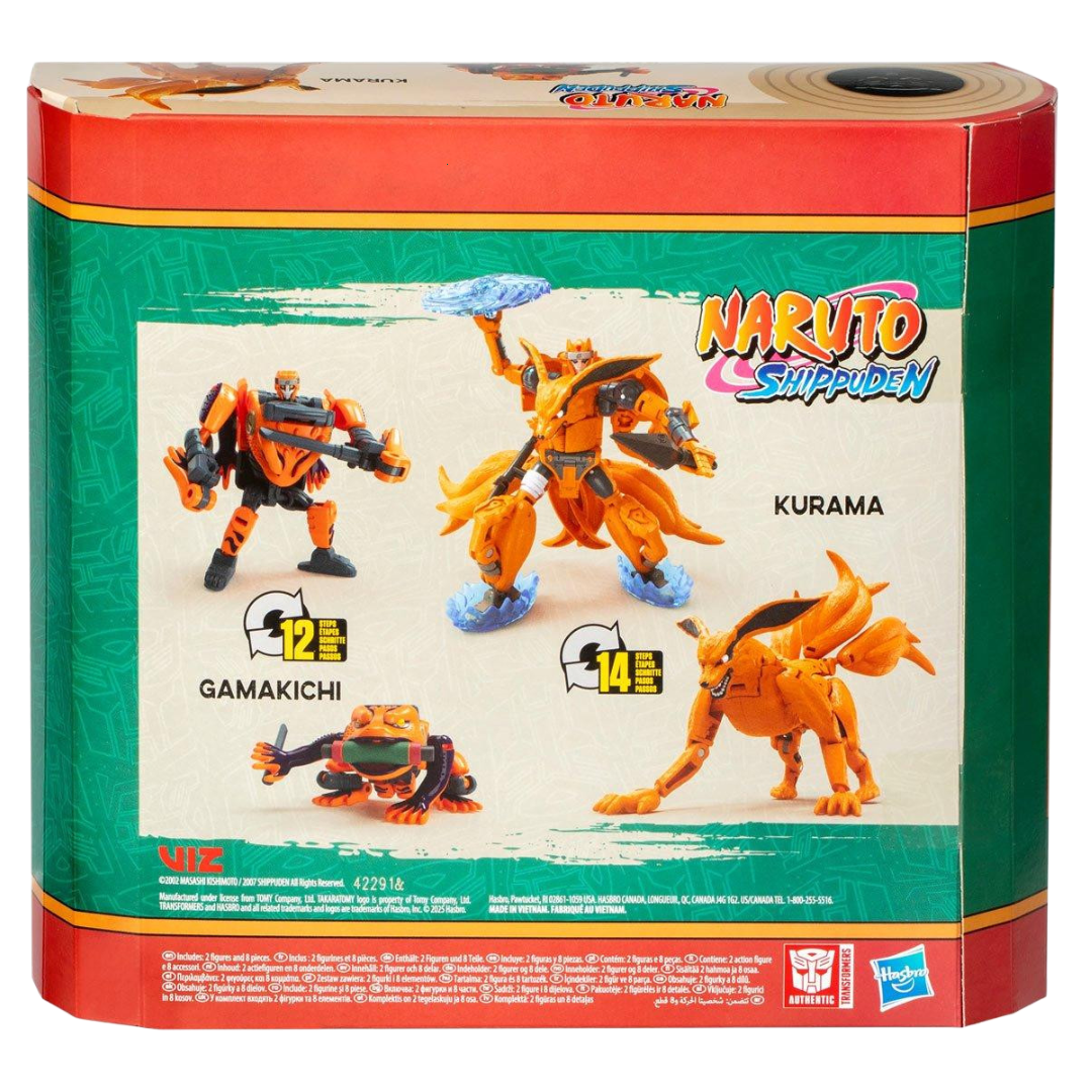 Kurama & Gamakichi - Naruto Shippuden Transformers x Hasbro
