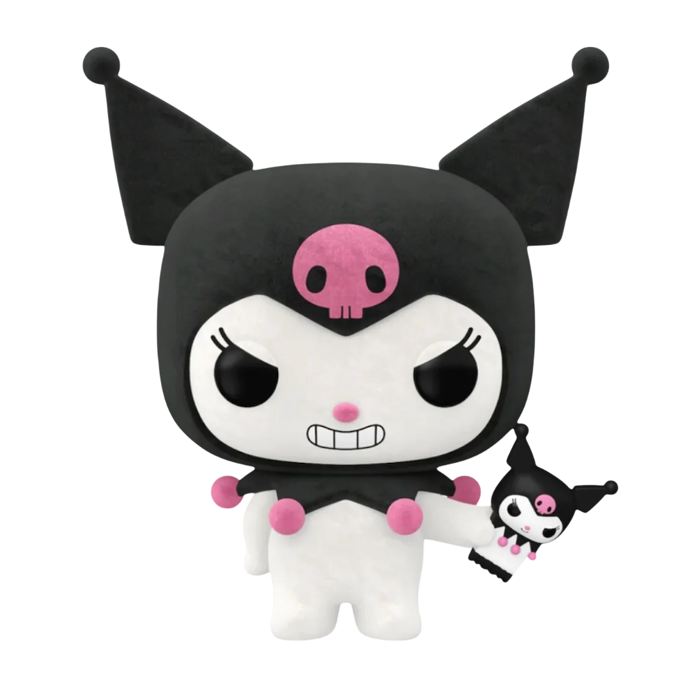 Kuromi 98 (Brad's Toys Exclusive) Flocked Chase - Funko Pop! Hello Kitty and Friends